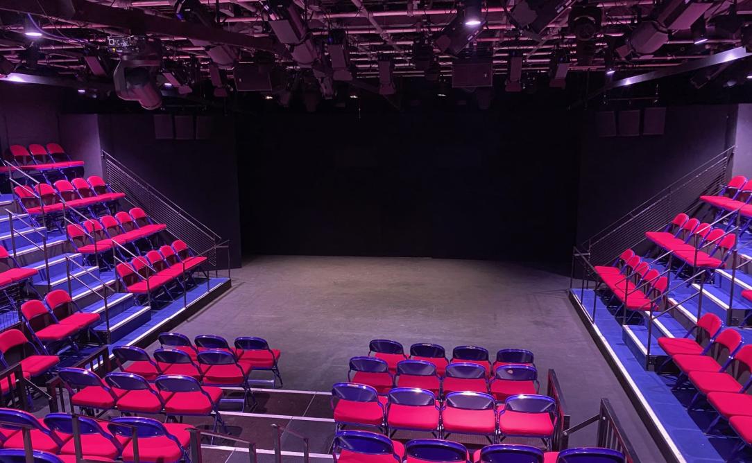 View from Block A, Row 8, Seat 4