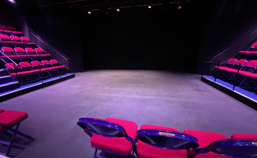 View from Block A, Row 2, Seat 3