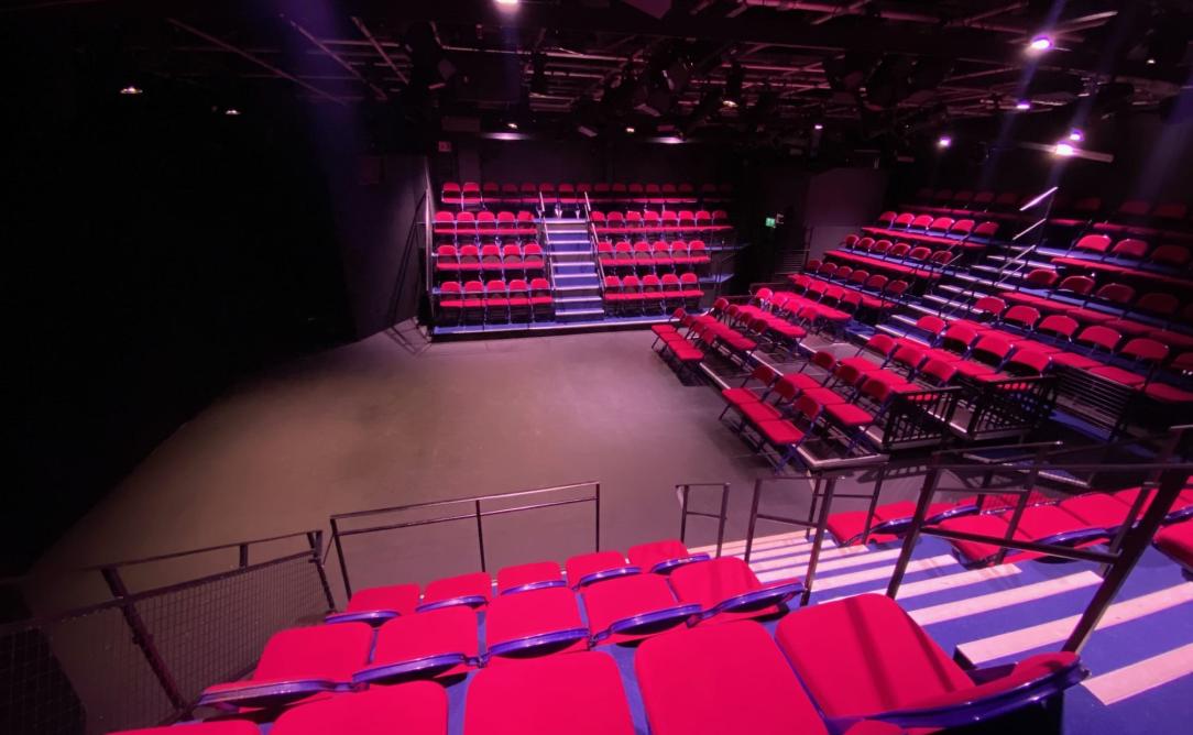 View from Block D, Row 4, Seat 16