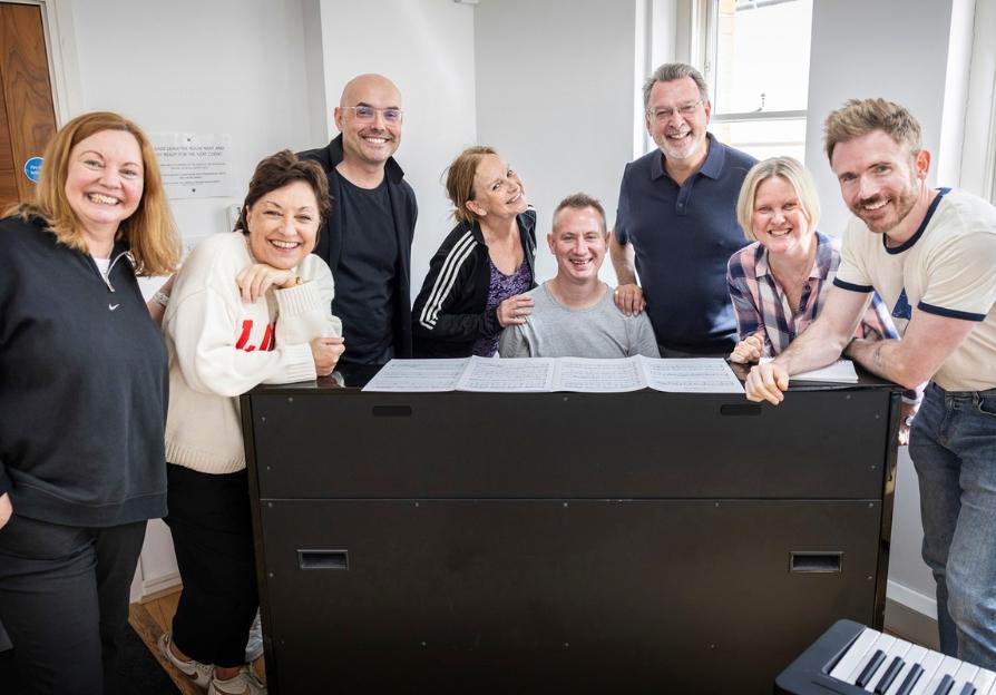 FOURTEEN AGAIN in rehearsal